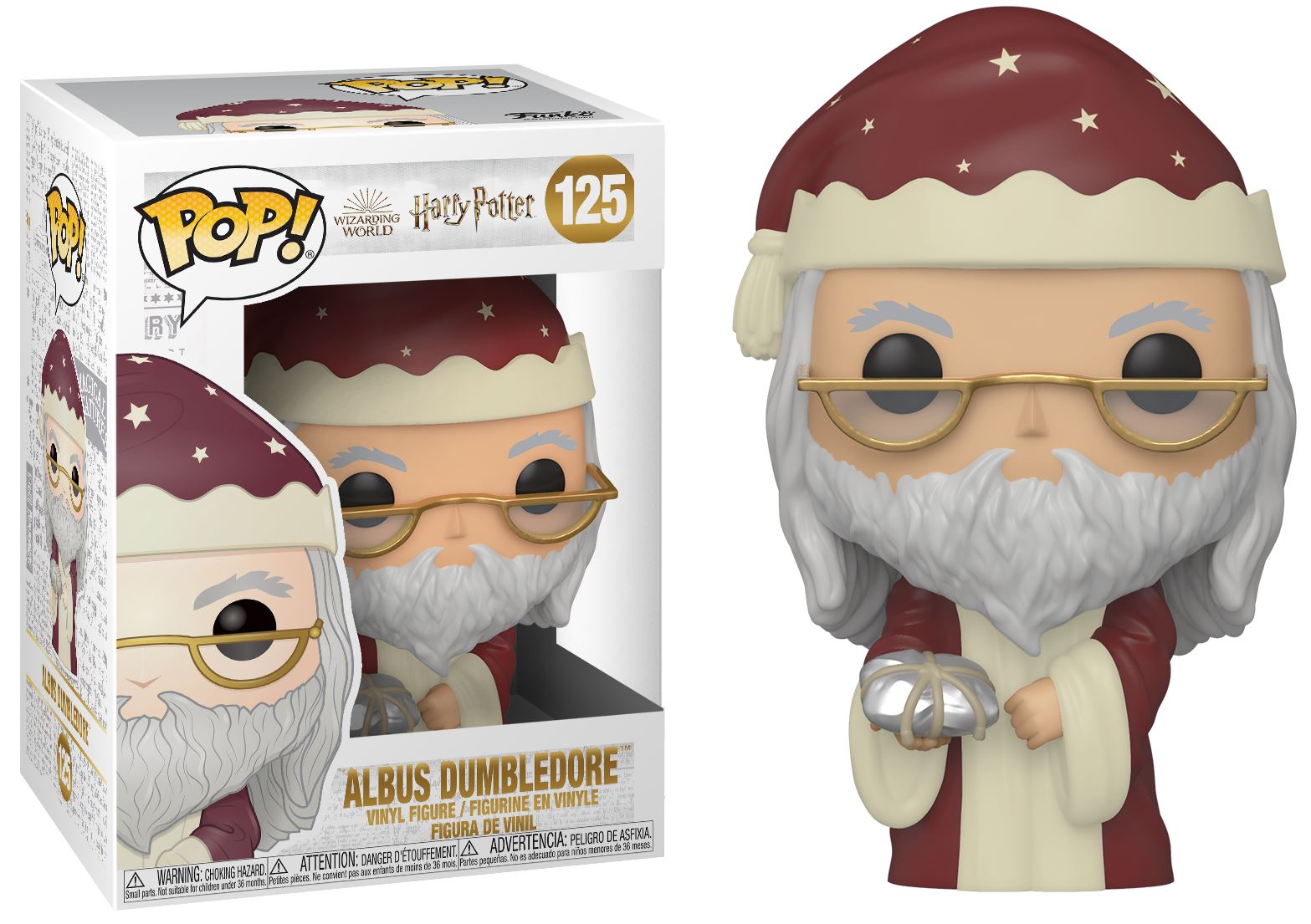 Holiday Albus Dumbledore #125 Harry Potter Pop Vinyl Figure 51155 Funk