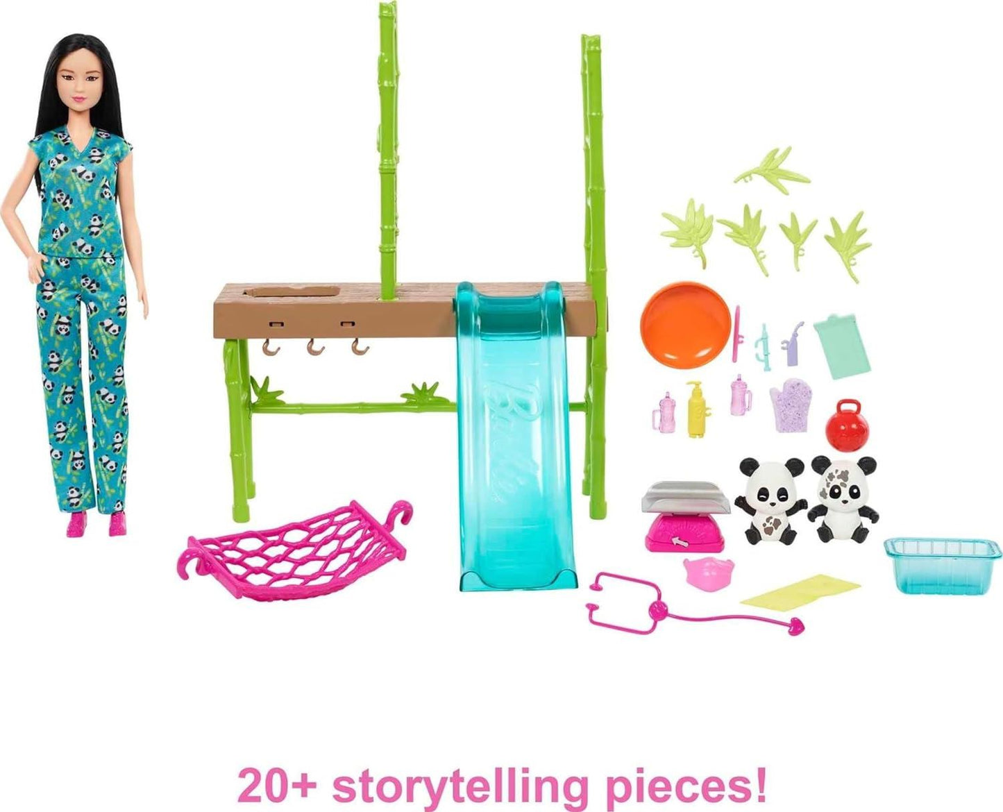 Baby Panda Care And Rescue Playset HKT77 (Barbie)