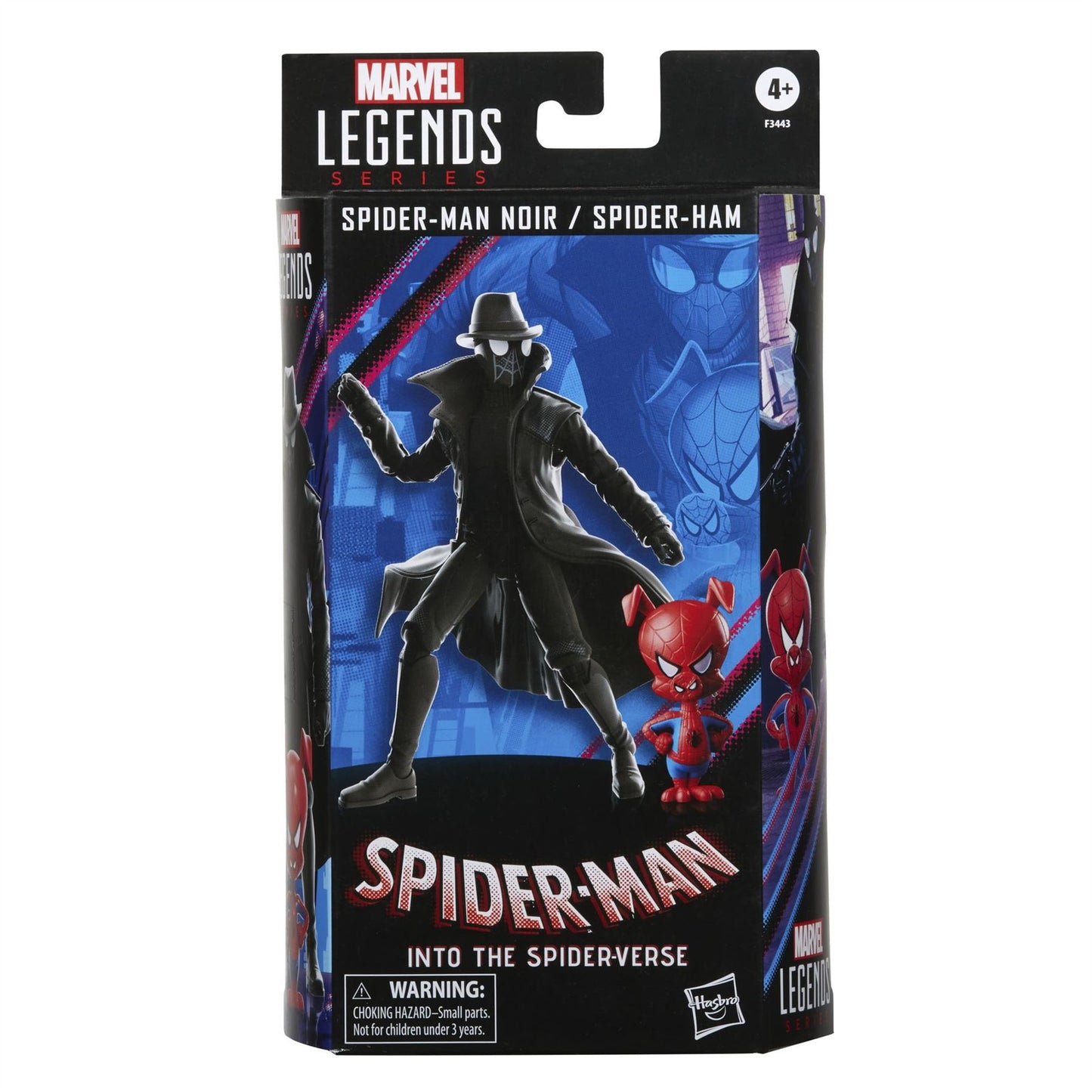 Spider-Man Noir & Spider-Ham Action Figure 2-Pack – Marvel Legends Series Spider-Verse by Hasbro | Comics-Inspired Collector Figures