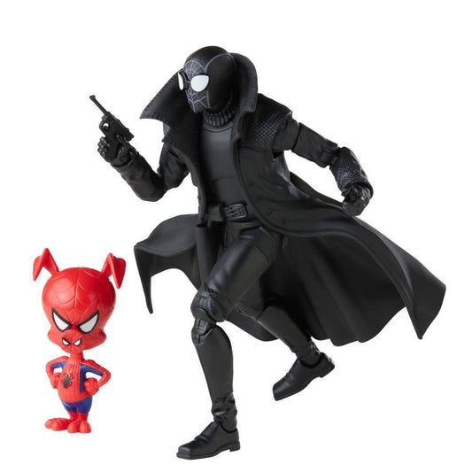 Spider-Man Noir & Spider-Ham Action Figure 2-Pack – Marvel Legends Series Spider-Verse by Hasbro | Comics-Inspired Collector Figures