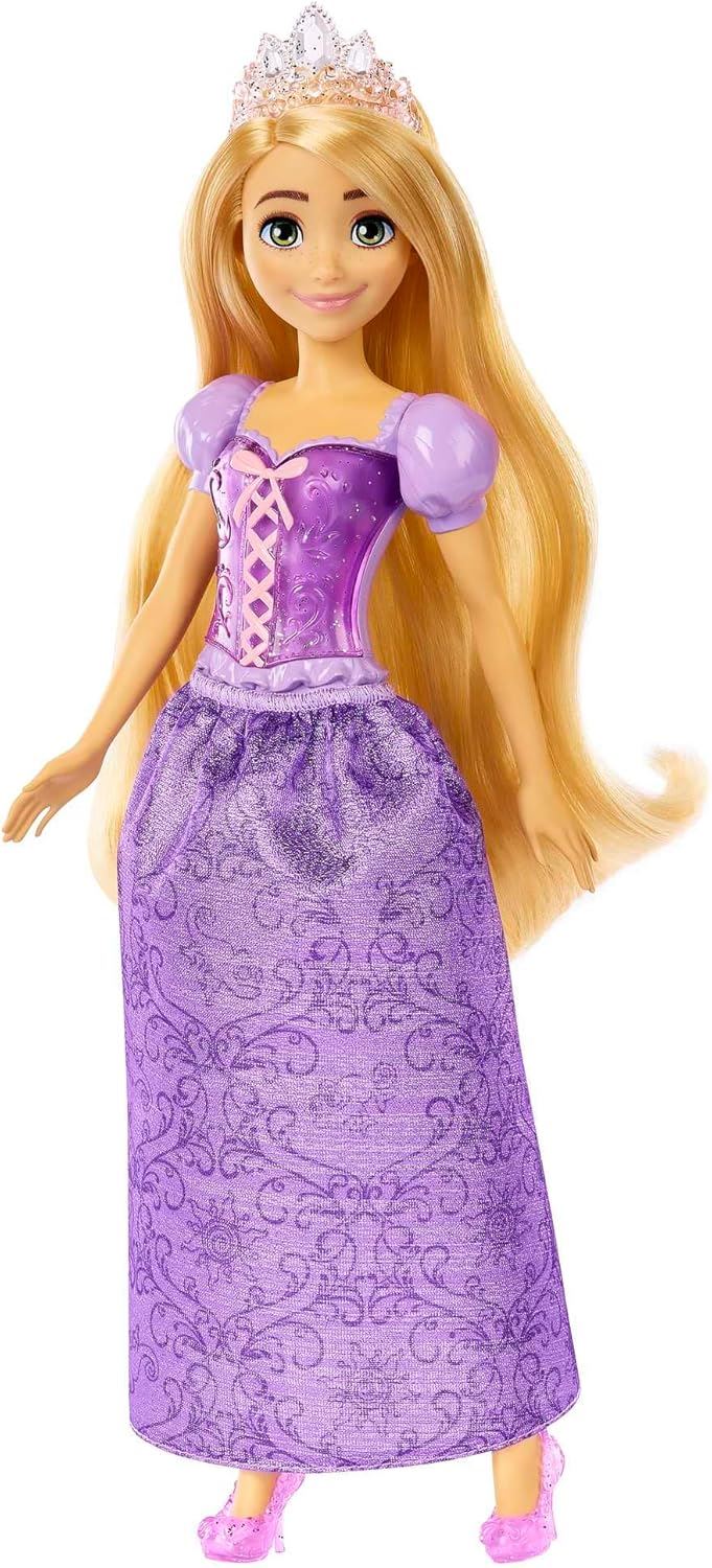 Disney Princess Fashion Dolls 3-Pack HLW45 – Tiana, Rapunzel & Ariel with Sparkling Outfits & Accessories (Mattel)