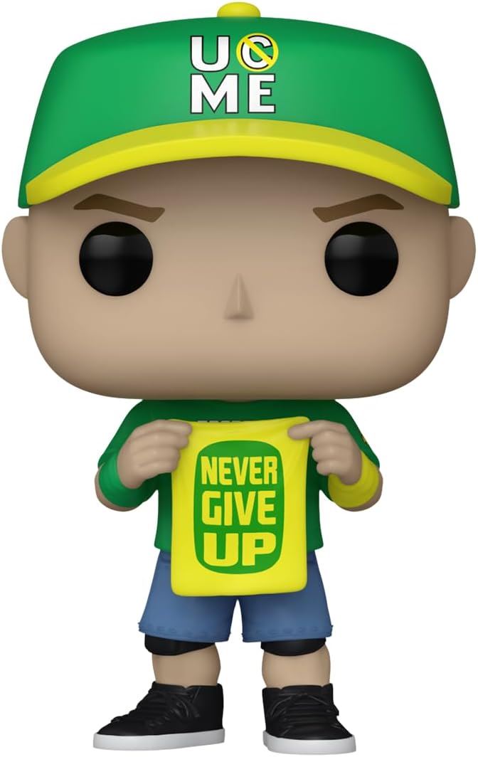 John Cena “Never Give Up” #136 Pop! Vinyl Figure – WWE Funko Collectible 3.75″ Wrestling Superstar Figure
