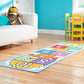 Hop & Count Hopscotch Rug 96152 – Melissa & Doug Educational Floor Play Mat with Numbers for Active Learning & Indoor Play