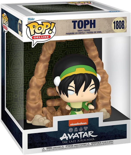 Toph #1808 Pop! Deluxe Vinyl Figure – Avatar The Last Airbender Funko Collectible 3.75″ Season 7 Figure with Display Base