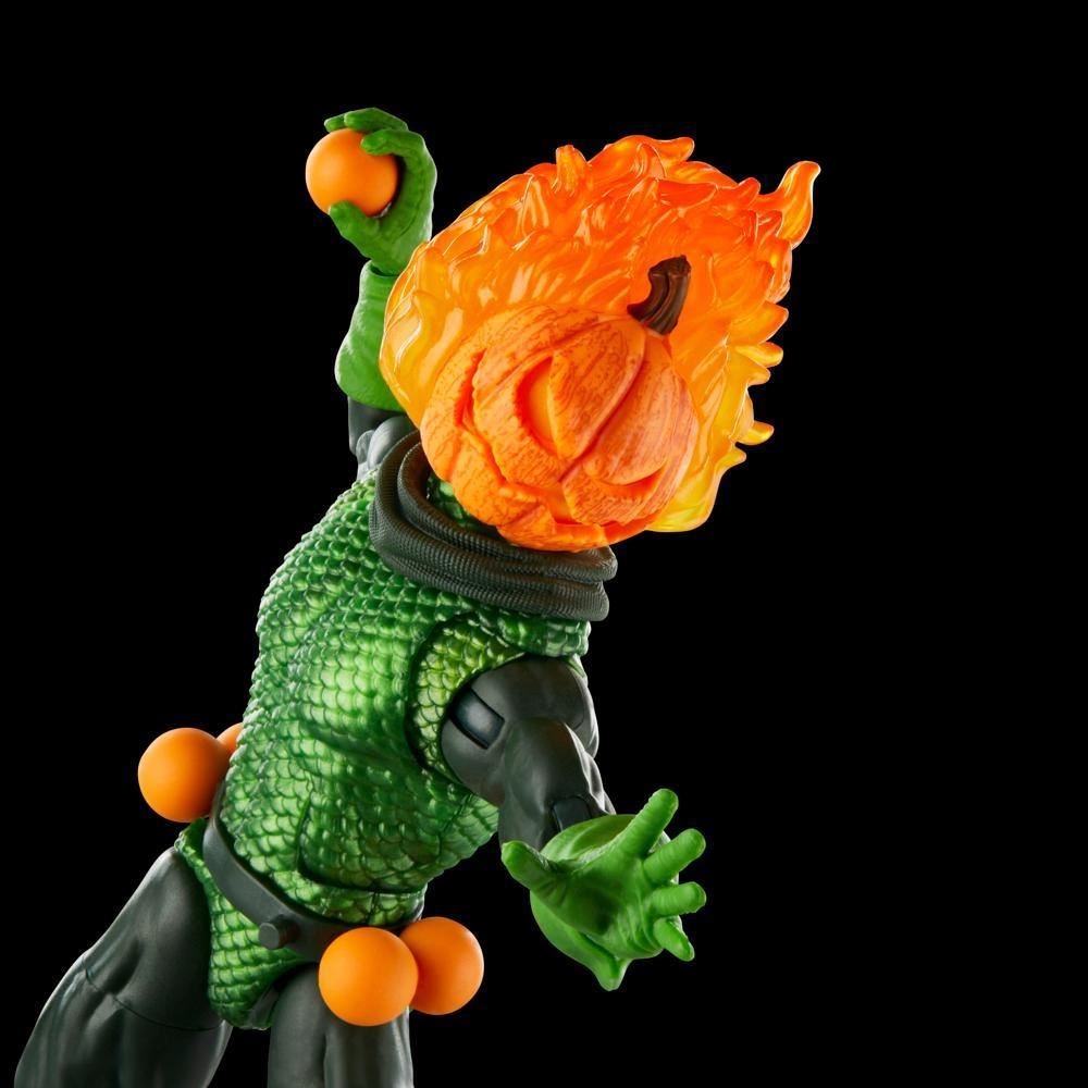 Jack O’Lantern 6″ Action Figure – Marvel Legends Series F9024 by Hasbro – Spider-Man Comics Villain with Hovercraft & Pumpkin Grenade