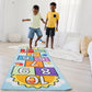 Hop & Count Hopscotch Rug 96152 – Melissa & Doug Educational Floor Play Mat with Numbers for Active Learning & Indoor Play
