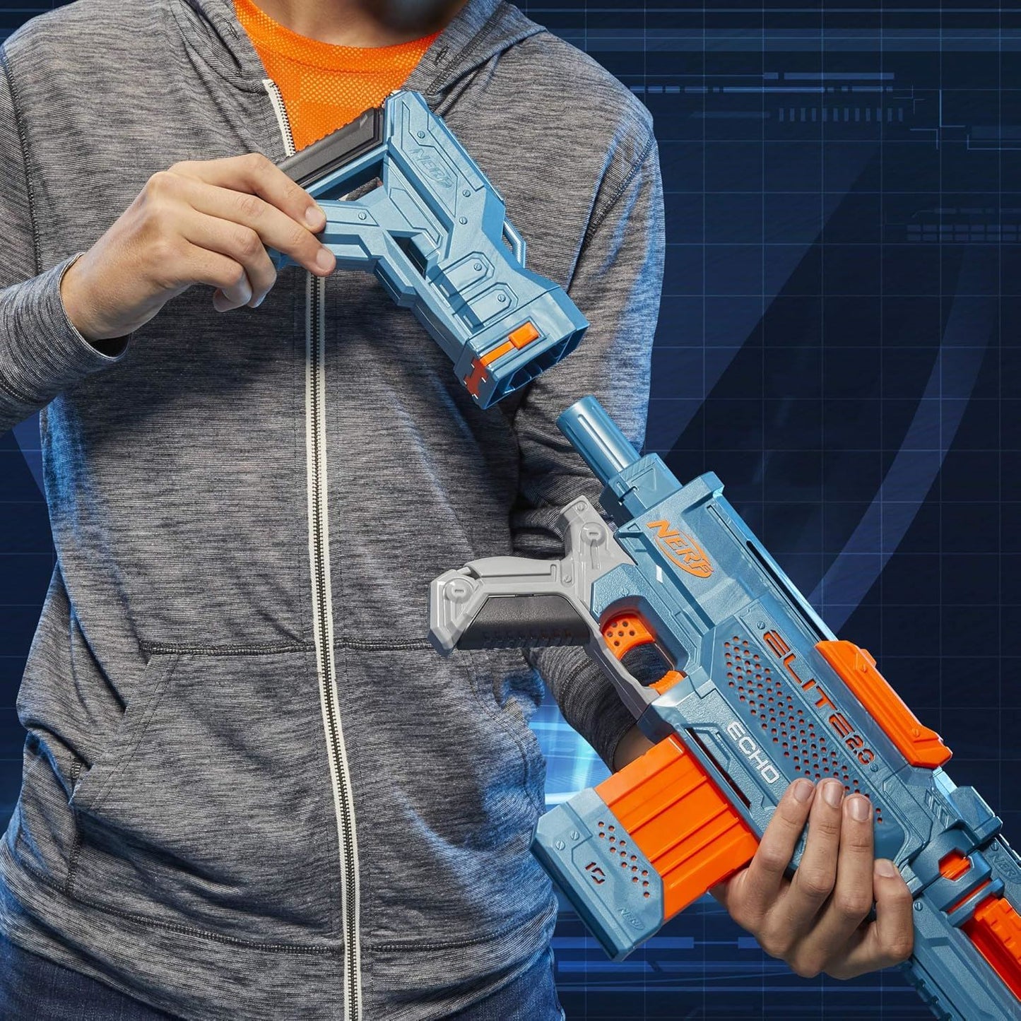 ECHO CS-10 E9533 Elite 2.0 Blaster & Darts (NERF)