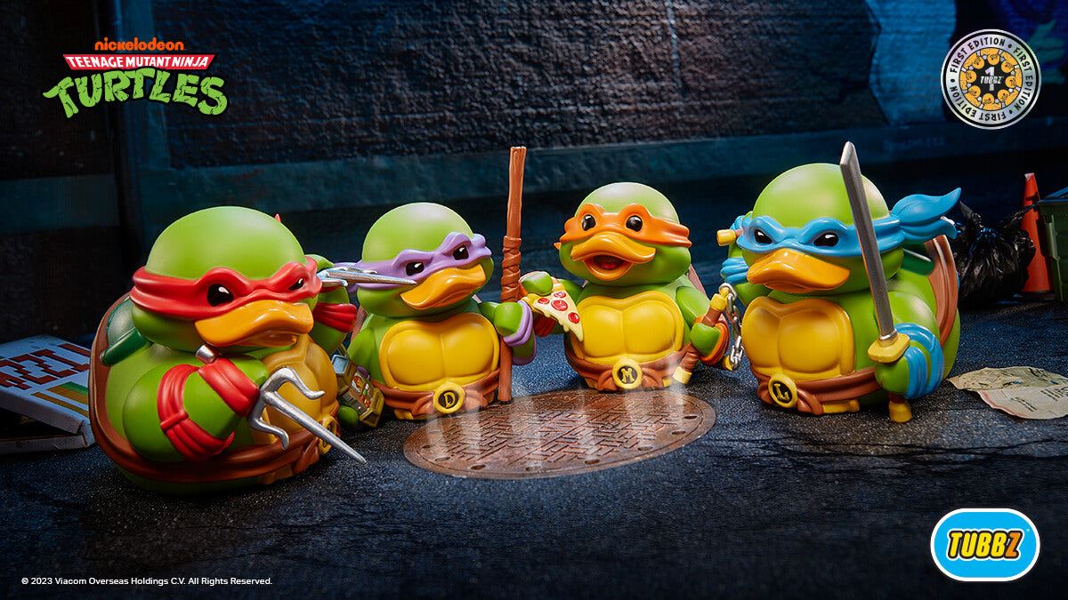 Donatello Duck First Edition Teenage Mutant Ninja Turtles TUBBZ Vinyl Rubber Toy