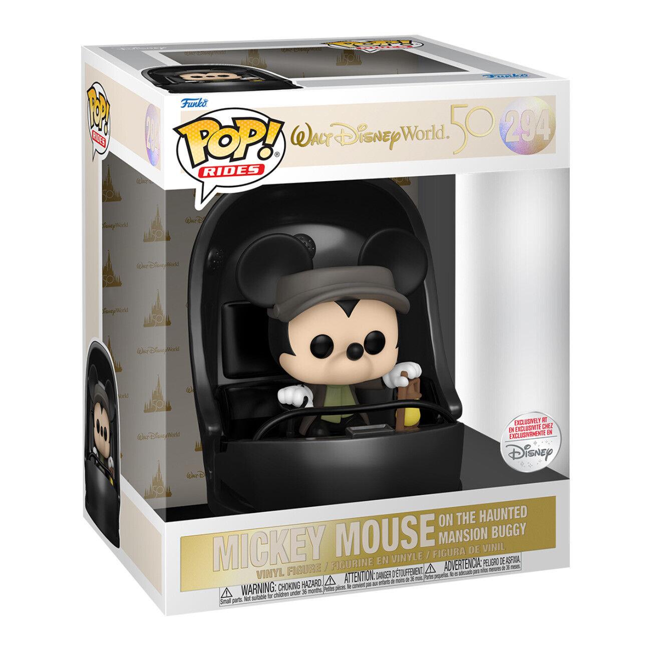 Funko POP! #294 Mickey Mouse Haunted Mansion Buggy WDW 50th Disney Exclusive