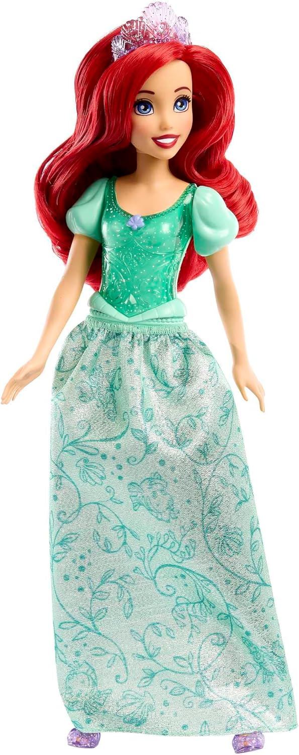 Disney Princess Fashion Dolls 3-Pack HLW45 – Tiana, Rapunzel & Ariel with Sparkling Outfits & Accessories (Mattel)