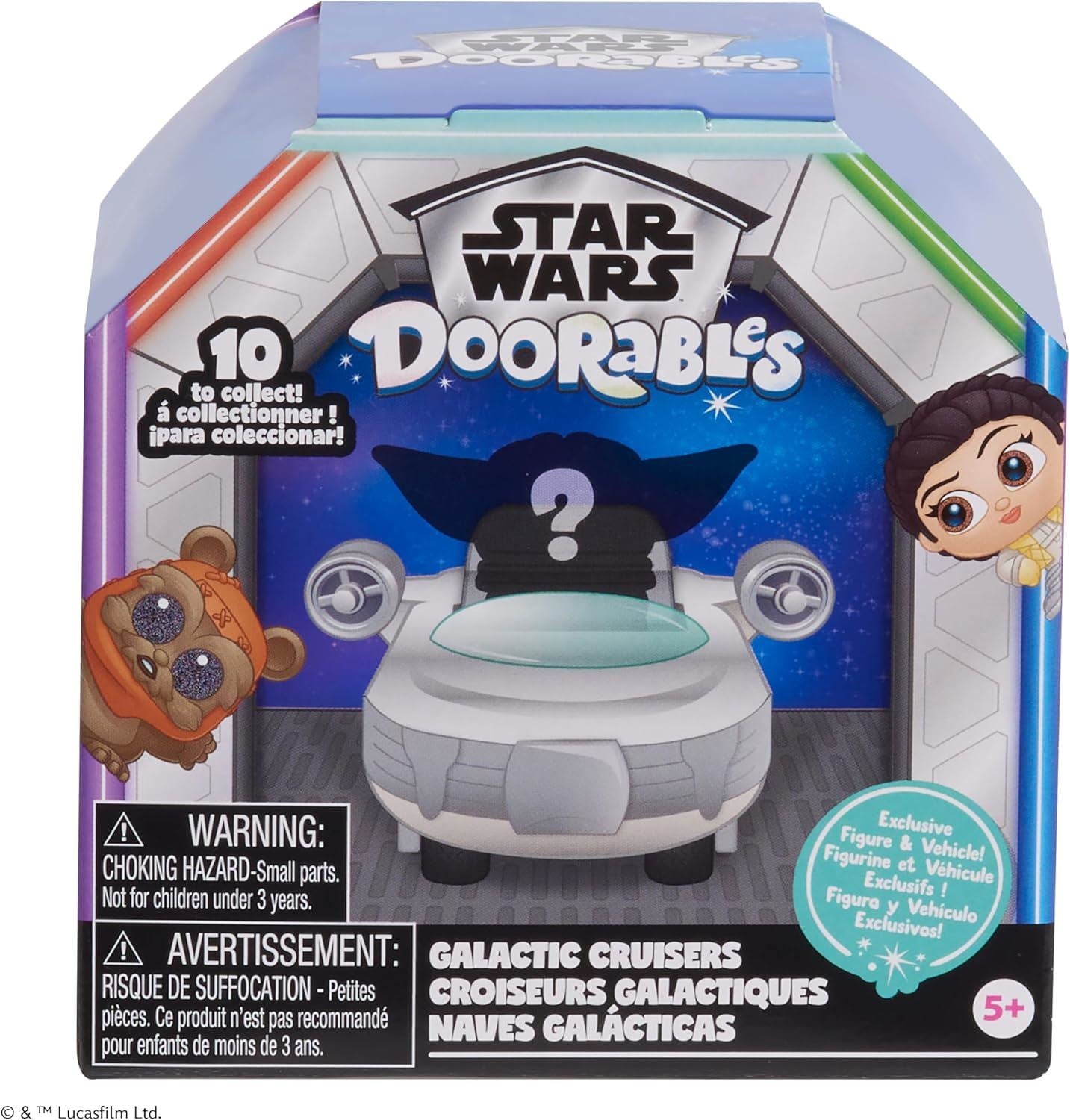 Star Wars Doorables Galactic Cruisers 44806 – Vehicle & Mini-Figure Set (1 of 10 Styles) – Ages 5+