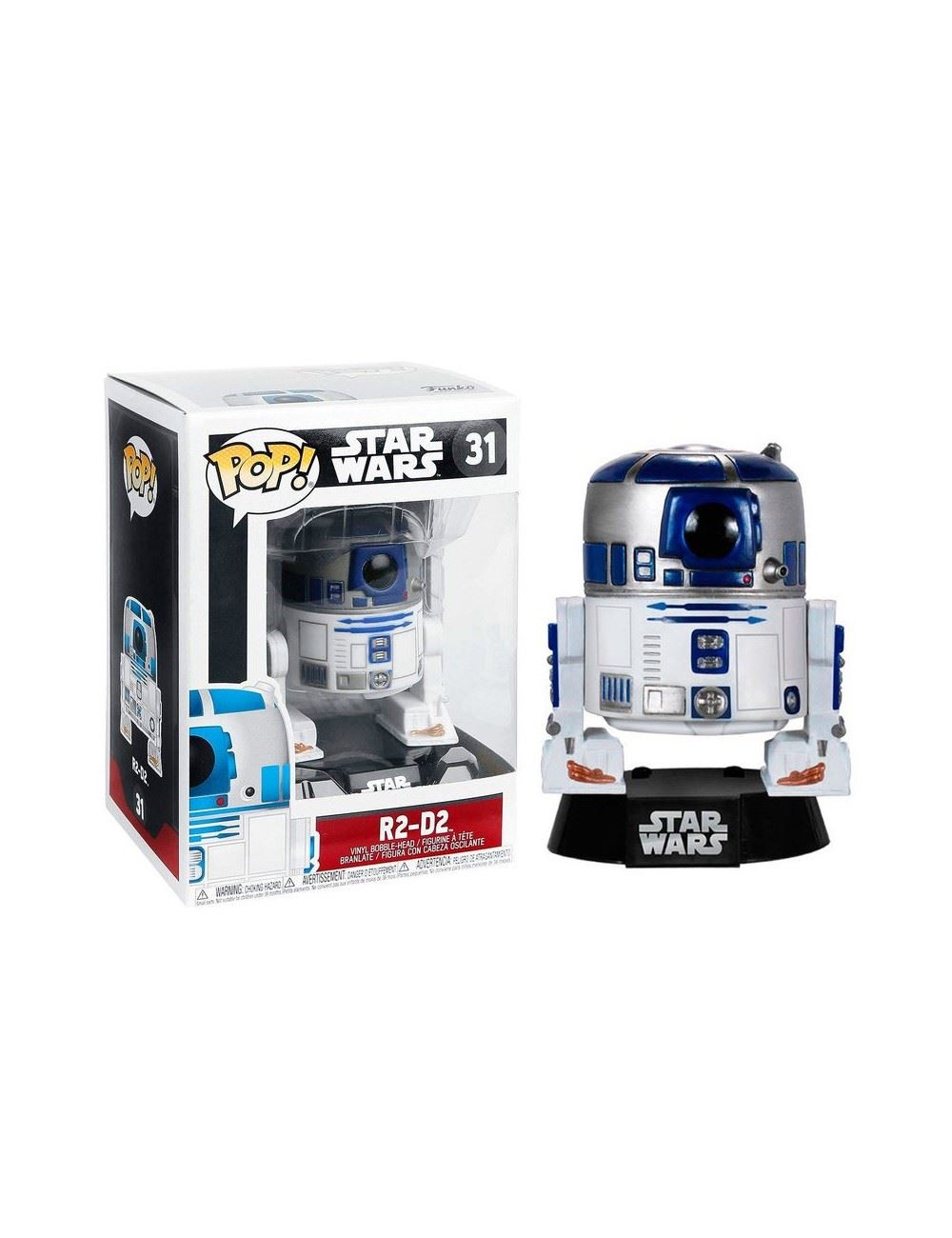 R2-D2 #31 Pop! Vinyl Bobble-Head Figure FK3269 – Star Wars Funko Collectible 3.75″ Droid Figure