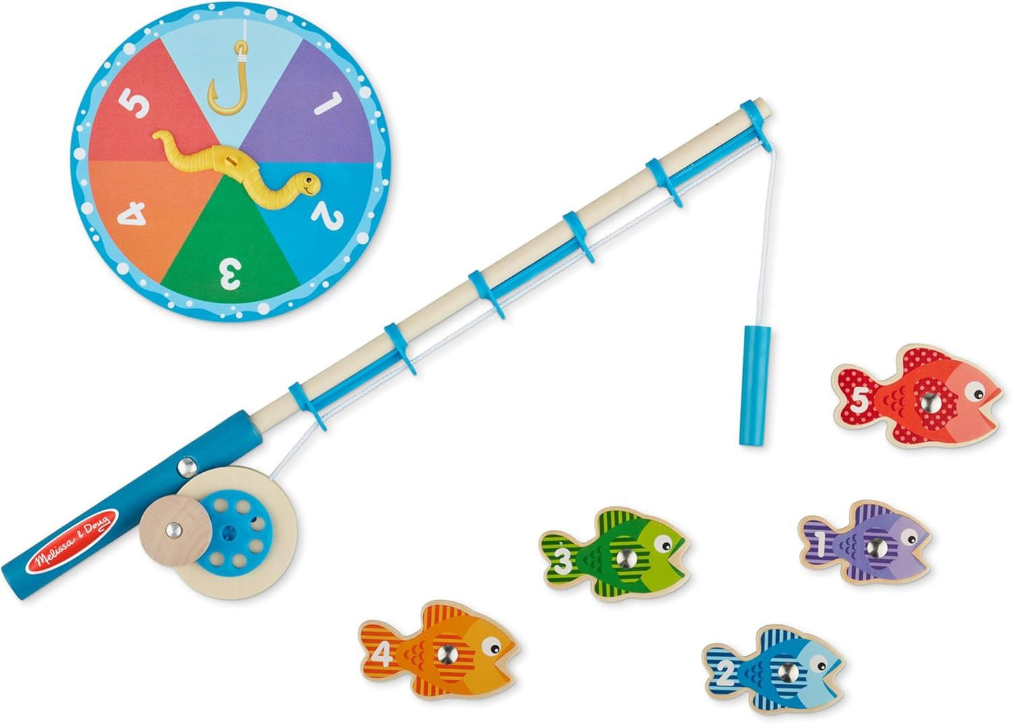 Catch & Count Fishing Game 96058 Wooden Magnetic Toy (Melissa & Doug)