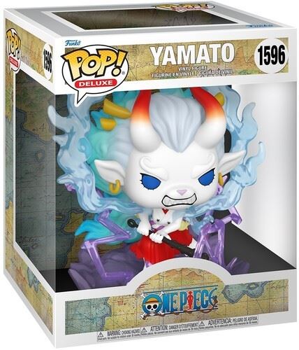 Yamato (Man-Beast Form) #1596 Pop! Deluxe Vinyl Figure 75581 – One Piece Funko Collectible Anime Figure with Display Base