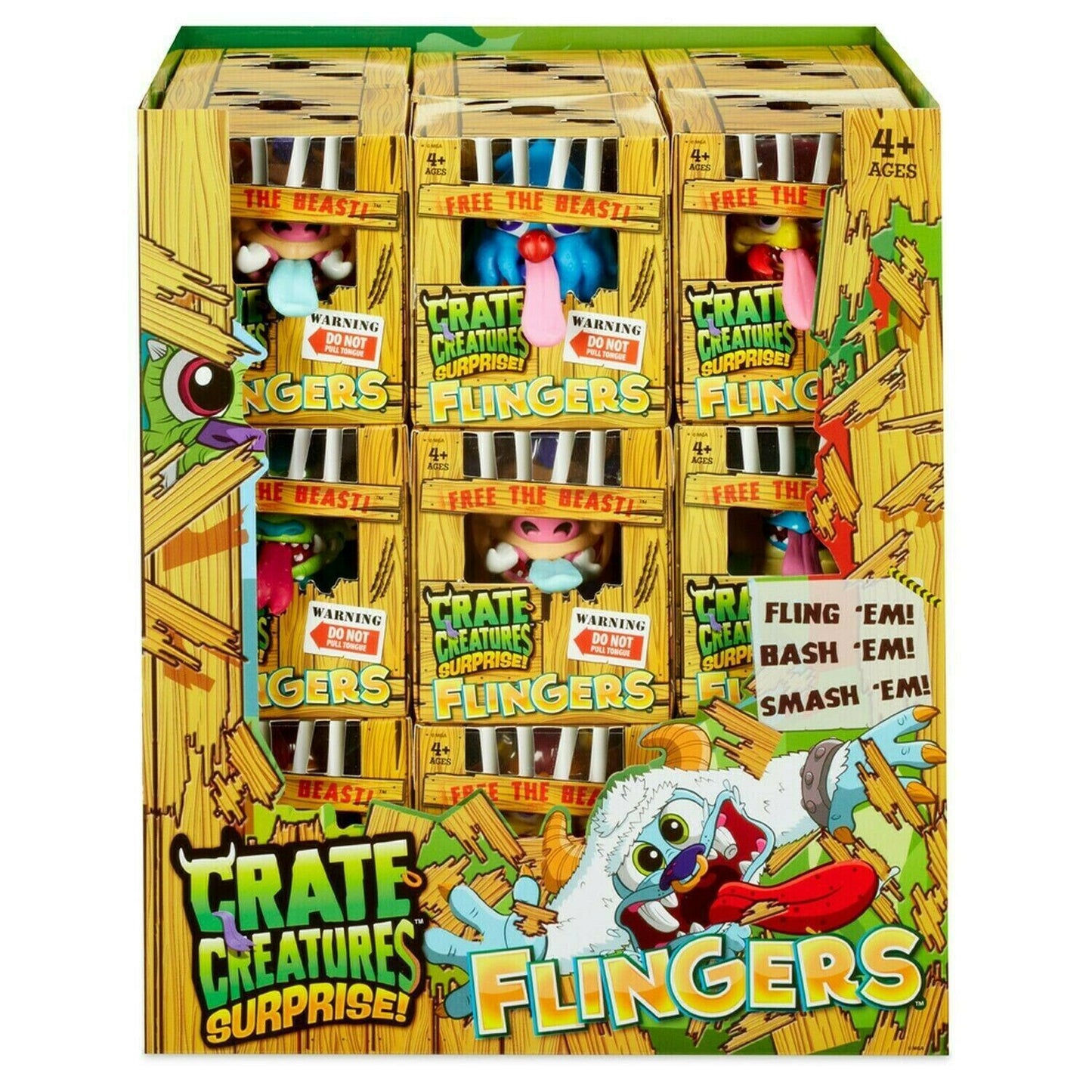 Crate Creatures Surprise FLINGERS Figure - SNORT HOG™ (Series 1)