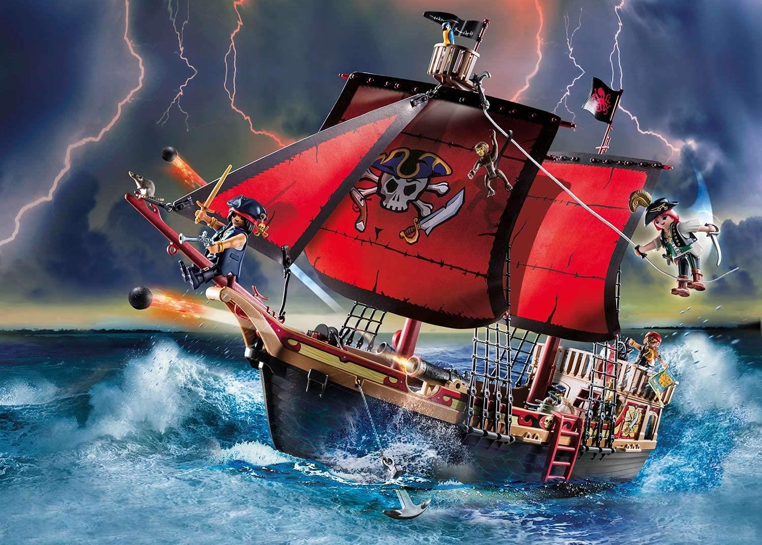 Playmobil Skull Pirate Ship 70411 Pirates Playset Figures