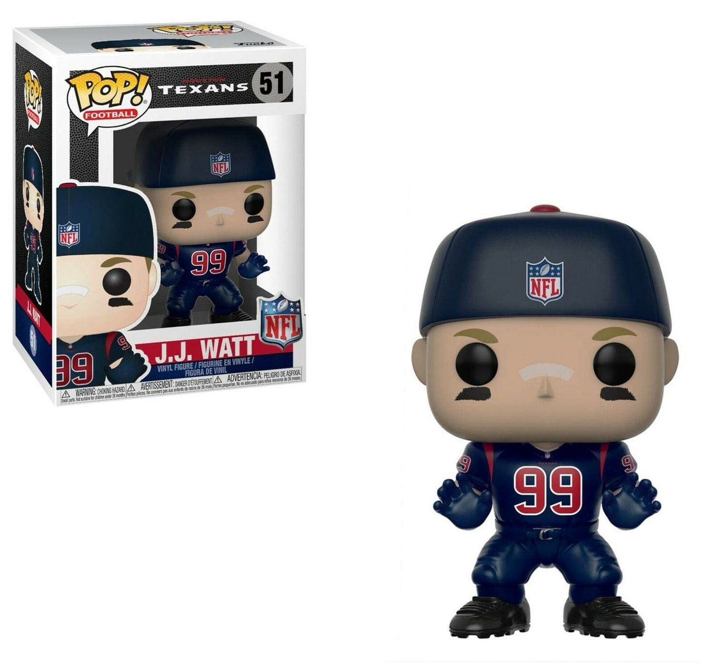 Funko J.J. WATT #51 POP! NFL: Houston Texans Vinyl Figure