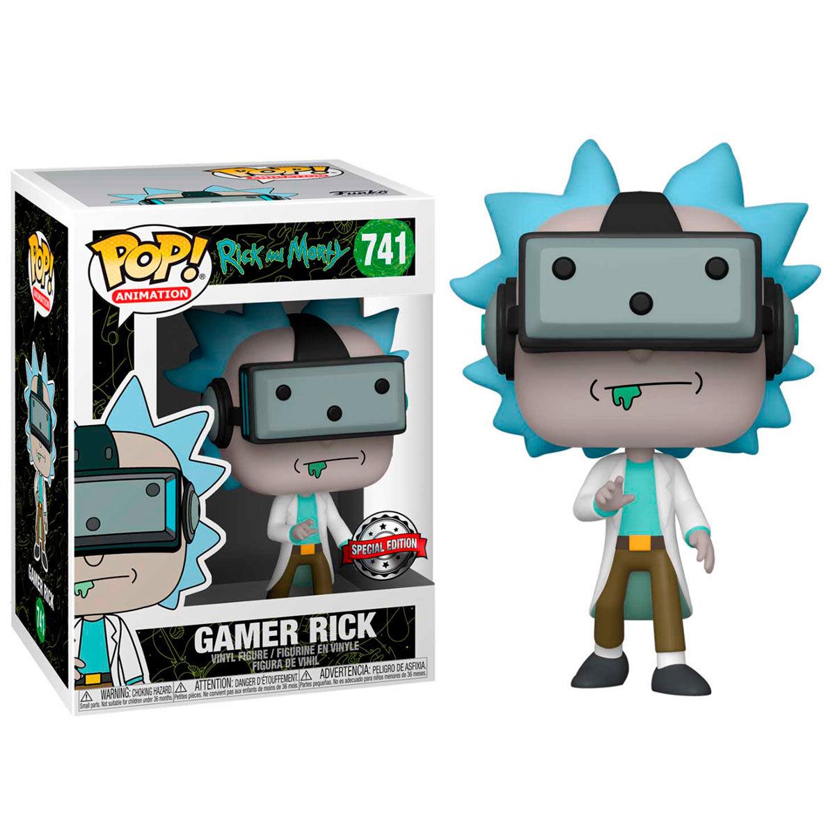 Funko POP! GAMER RICK #741 Special Edition Vinyl Figure Morty