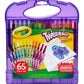Crayola® TWISTABLES MINI CRAYONS & PAPER SET (65 Pieces) Gift for Kids
