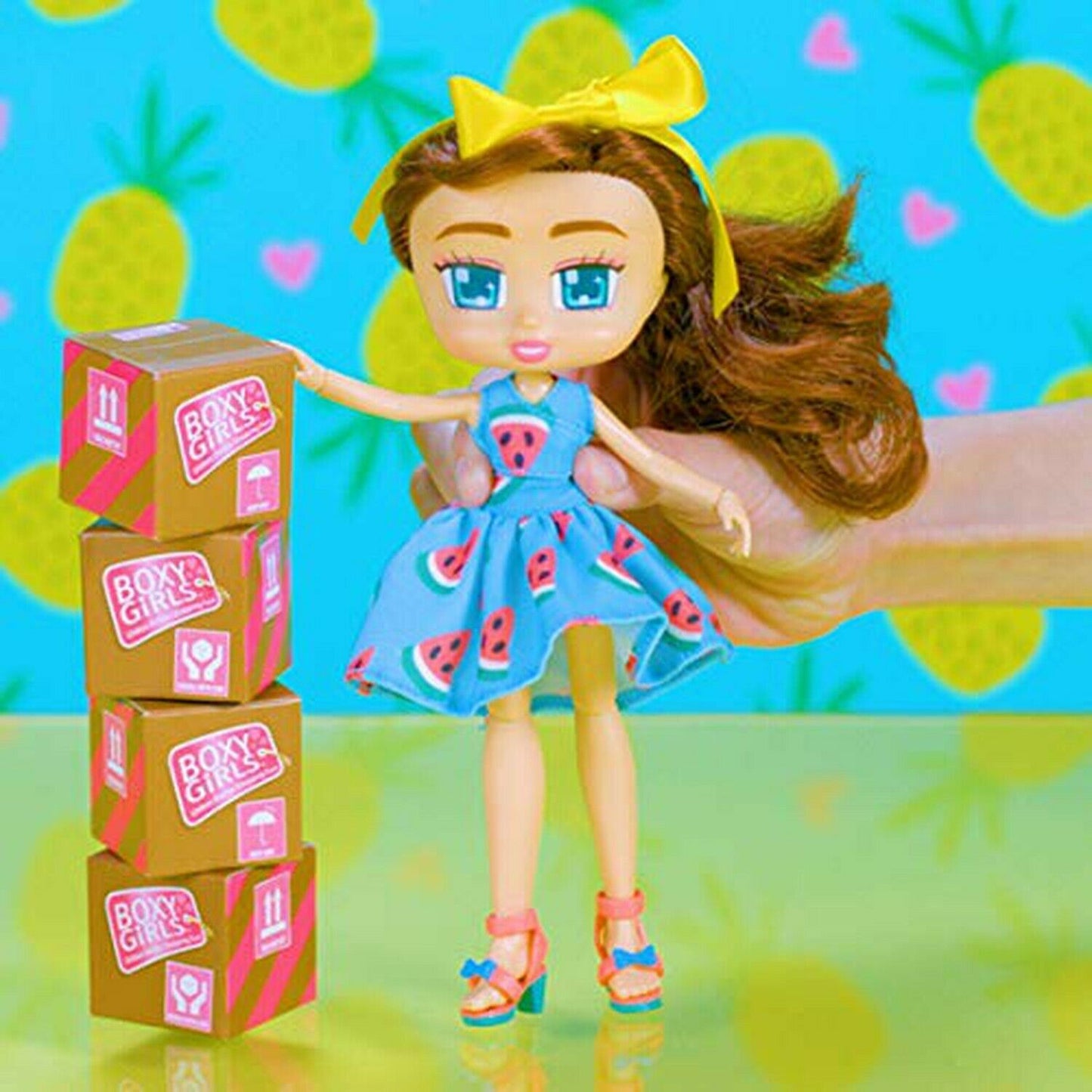 Boxy Girls BROOKLYN 20cm Fashion Doll and Accessories - Unbox Makeup, Shoes...