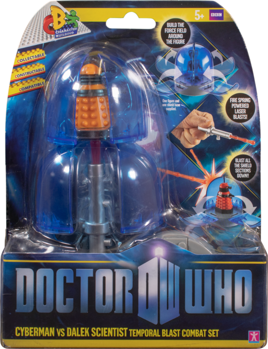 Cyberman Vs Dalek Scientist Temporal Blast Combat Set