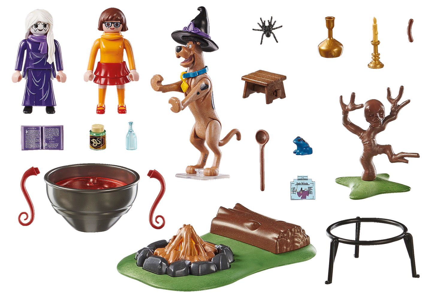 SCOOBY-DOO! Adventure in the Witch's Cauldron Playmobil Playset 70366 Figure