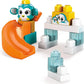 Fisher-Price Mega Bloks First Builders Peek-A-Blocks Penguin Slide Playset
