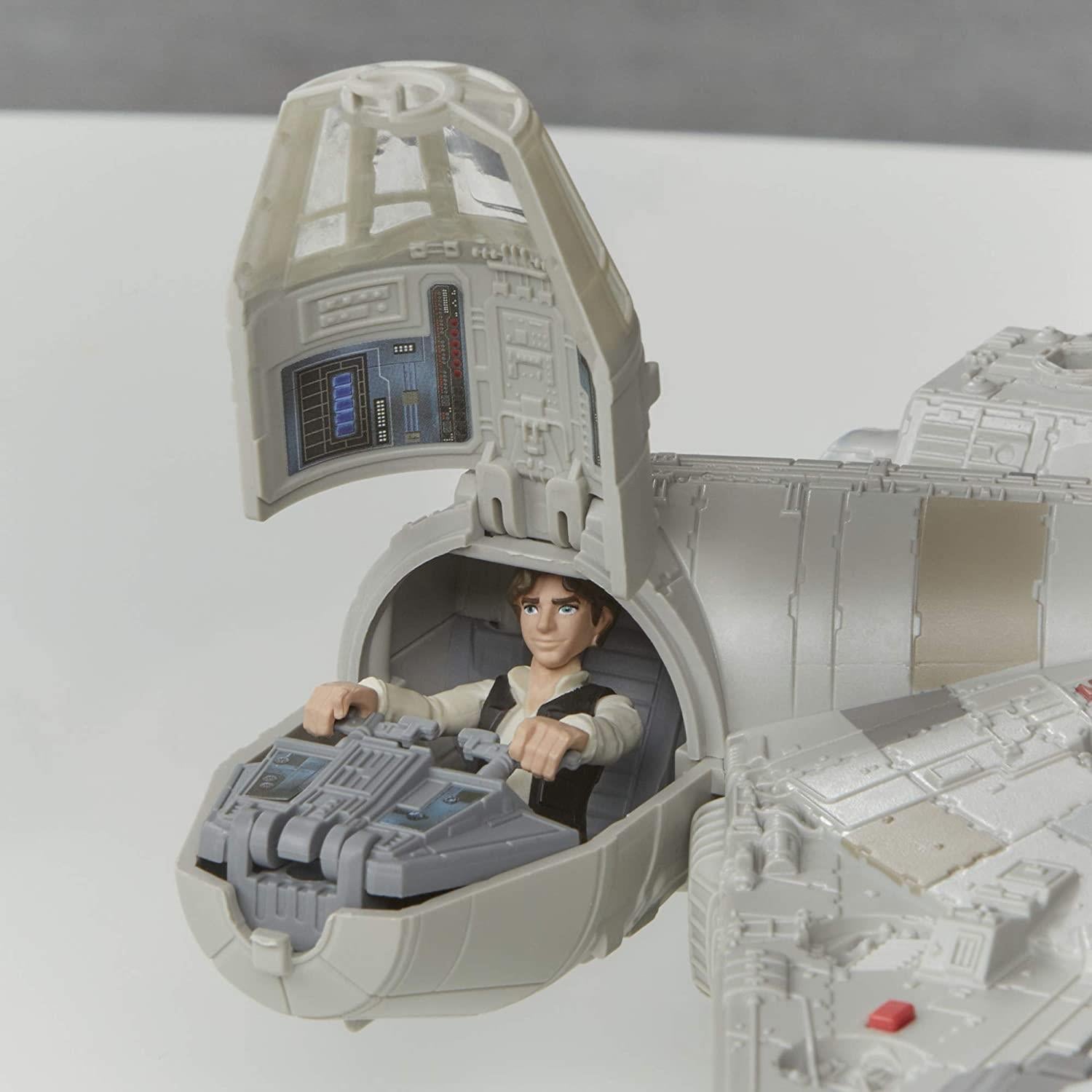 Han Solo Millennium Falcon Figure & Vehicle E9343 Star Wars Mission Fleet