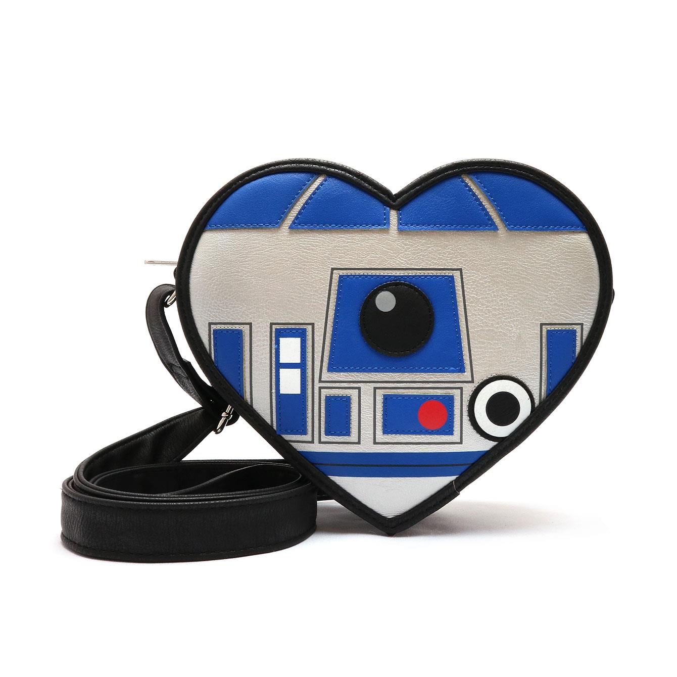 Loungefly Star Wars R2-D2 Heart-Shaped Cross-Body Bag